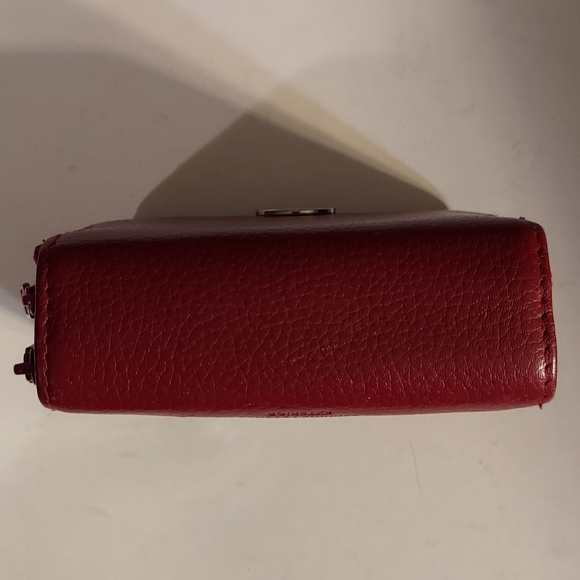 Vintage Buxton pebbled leather double zip accordion style wallet - Picture 6 of 13